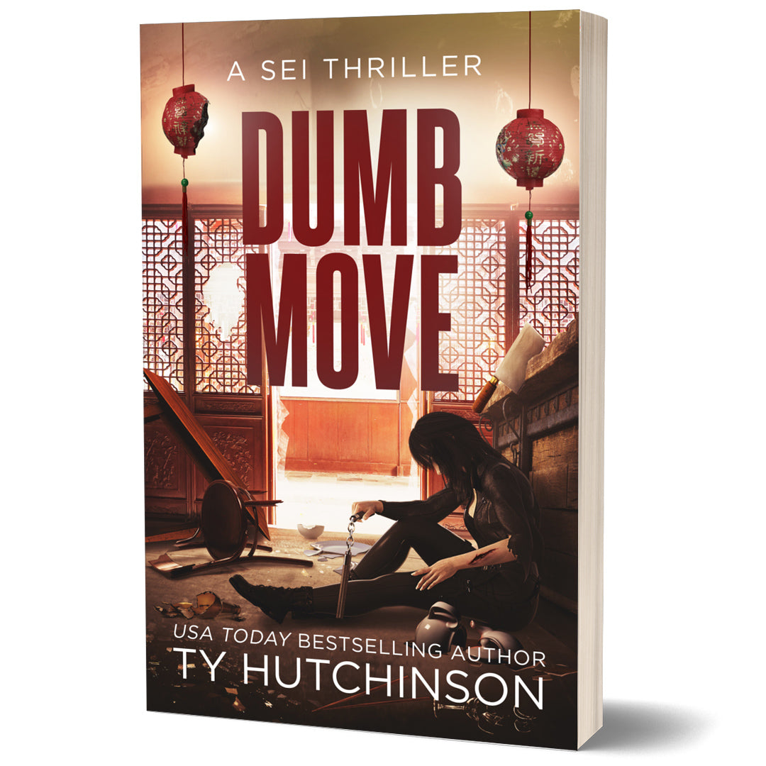 Dumb Move by Ty Hutchinson. A female assassin thriller set internationally. Sei Assassin Series.