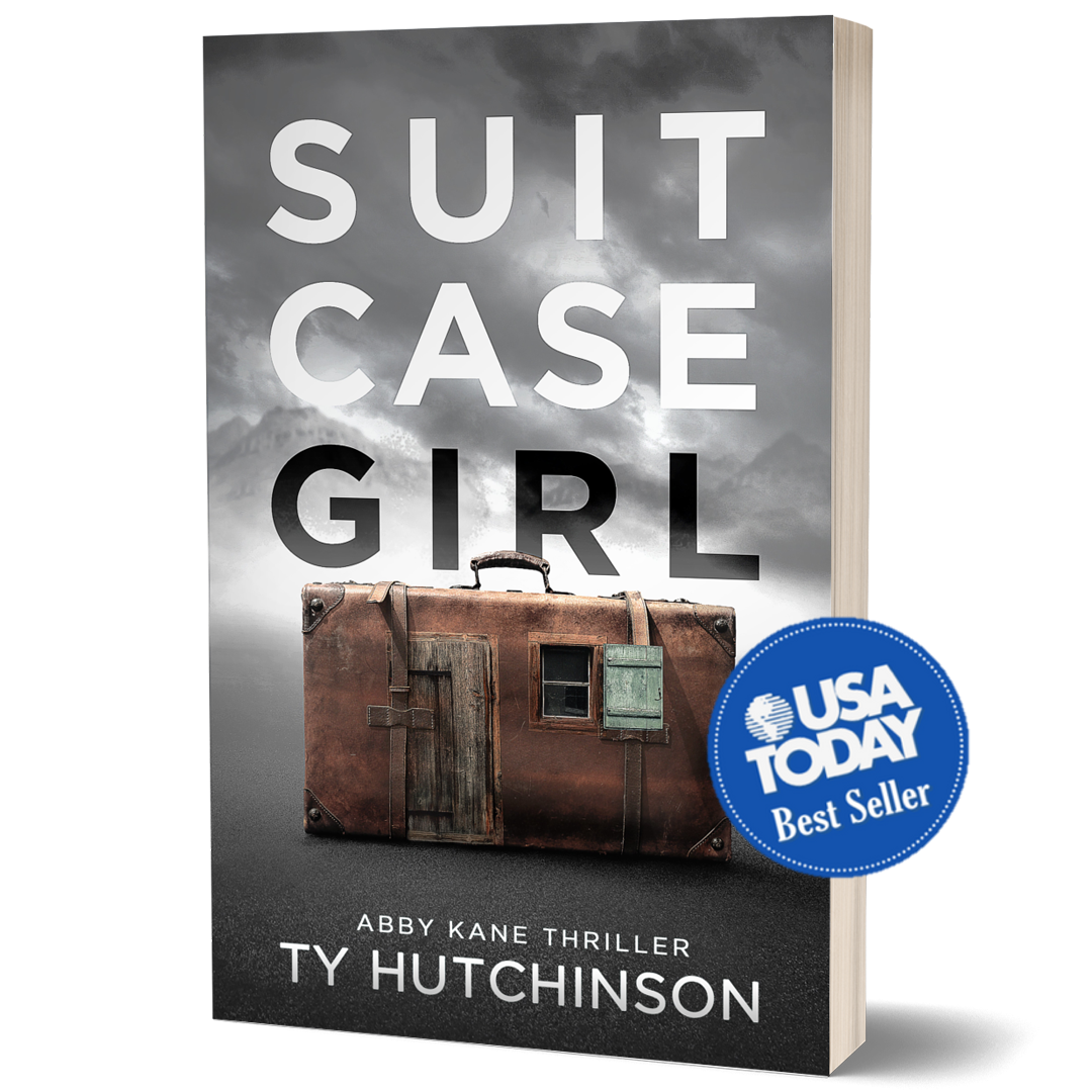 Suitcase Girl by Ty Hutchinson. An Abby Kane FBI thriller. High concept. Strong female lead. Part of the Suitcase Girl Trilogy.