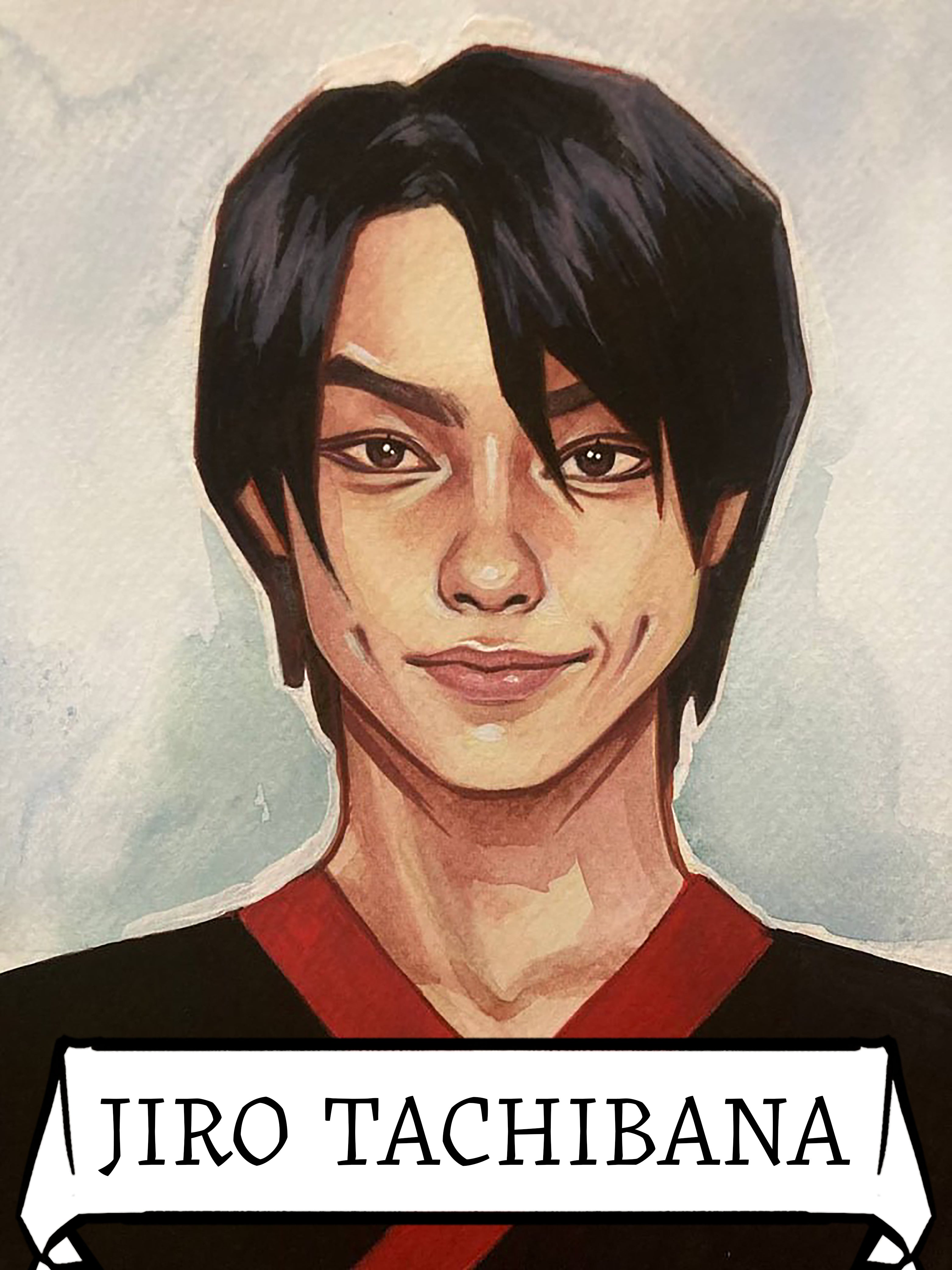 Jiro Tachibana. An illustration from The Little Sushi Chef. A thriller by Ty Hutchinson